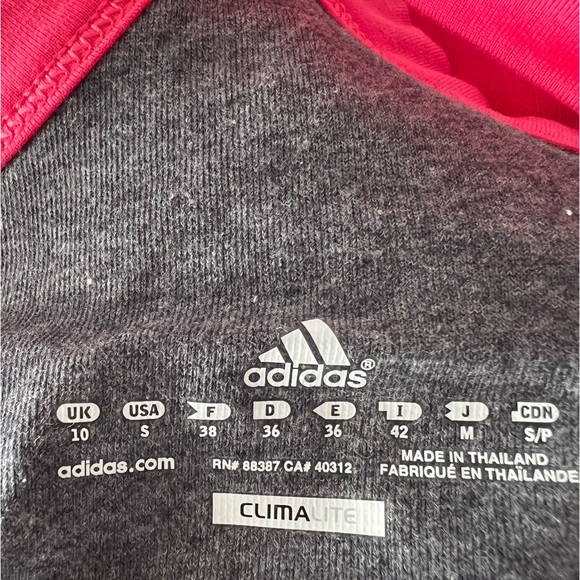 Adidas ClimaLite women’s pink workout tank top outdoor -size s - Picture 6 of 8